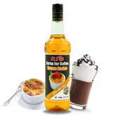 RIO Creme Brulee Syrup, Barista-Grade Creme Brulee Coffee Syrup for Lattes & Macchiatos, Flavoring for Hot & Iced Drinks, Non-GMO, 700ml